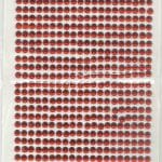 Say it in crystals - Small Bling Stickers - Red