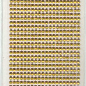 Say it in crystals - Small Bling Stickers - Yellow