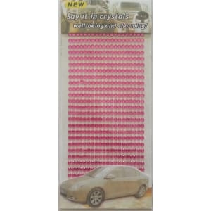 Say it in crystals - Small Bling Stickers - Pink