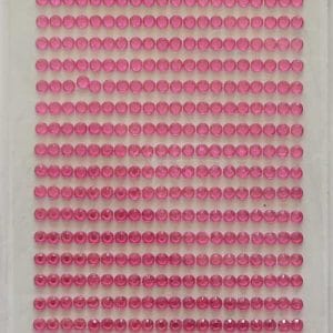 Say it in crystals - Small Bling Stickers - Pink