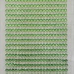 Say it in crystals - Small Bling Stickers - Green