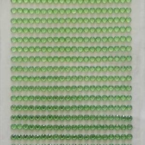 Say it in crystals - Small Bling Stickers - Green