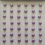 Say it in crystals - Large Pearl Stickers - Dark Lavendar