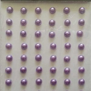 Say it in crystals - Large Pearl Stickers - Dark Lavendar