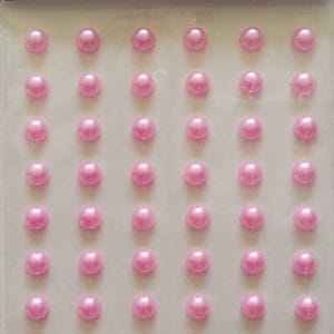 Say it in crystals - Large Pearl Stickers - Pink