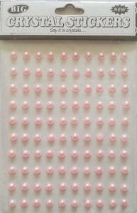 Say it in crystals - Small Pearl Stickers - Light Pink