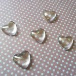 Epoxy Domes - Heart (12*12 mm) - pack of 10