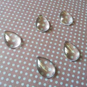 Epoxy Domes - TearDrop (10*14 mm) - pack of 10