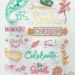 Rub-on Transfers & Tool - Sentiments Design 1
