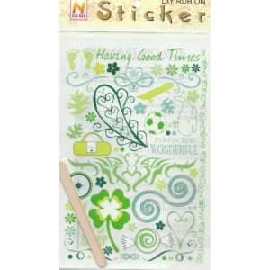 Rub-on Transfers & Tool - Having Good times