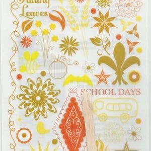 Rub-on Transfers & Tool - Floral Design 2