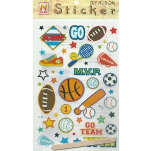 Rub-on Transfers & Tool - Sports