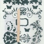 Rub-on Transfers & Tool - Floral Design 4