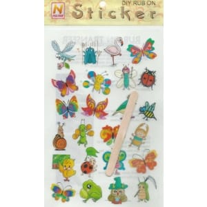 Rub-on Transfers & Tool - Insects