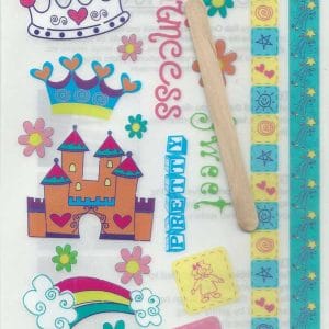 Rub-on Transfers & Tool - Girly Design 2