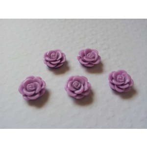 Resin Roses (1cm) - Purple
