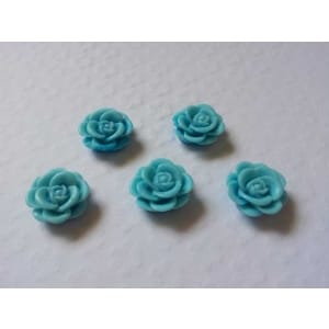 Resin Roses (1cm) - Blue