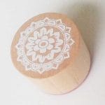 Round Rubber Stamp - Floral Design 3