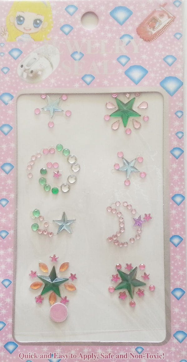 Stars and Moon Stickers CAST 73 Stars and Moon Stickers