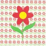 A pack of 12 by 12 inch Decoupage Napkins(5 pcs)  - Floral Design 4