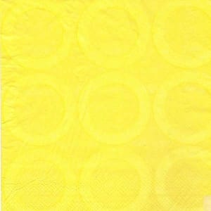 A pack of 12 by 12 inch Decoupage Napkins(5 pcs) - Retro Circles