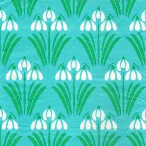 A pack of 12 by 12 inch Decoupage Napkins(5 pcs) - Floral Design 12