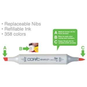 Copic Sketch Markers - B Series