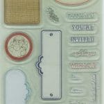 Papus Clear Stamps - Typography Stamp