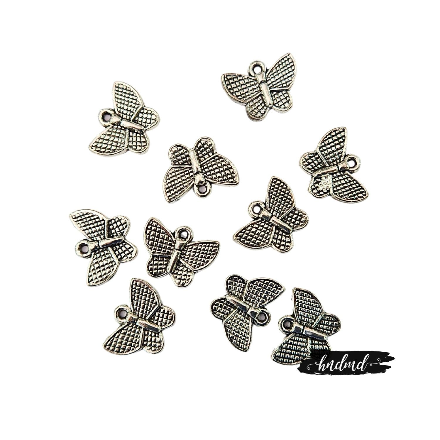 Metal Charms - Butterflies (Pack of 10) butterflies metal charms 1 Metal Charms - Butterflies (Pack of 10)