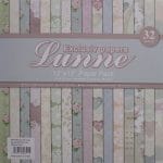 Assorted 12x12 Lunne Paper Pack - Shabby Chic Collection (Set of 32 sheets)