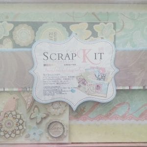 8 by 8 Scrapbook Kit by EnoGreeting - Wedding