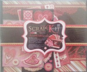 8 by 8 Scrapbook Kit by EnoGreeting - Valentine