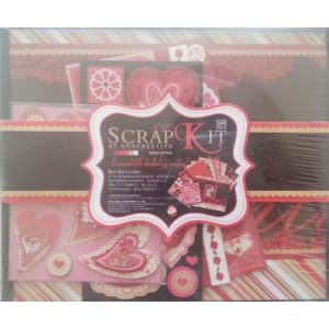 8 by 8 Scrapbook Kit by EnoGreeting - Valentine