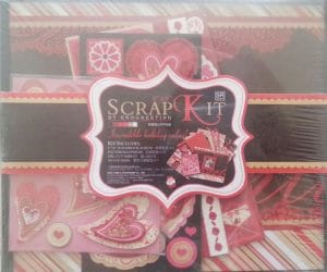 8 by 8 Scrapbook Kit by EnoGreeting - Valentine