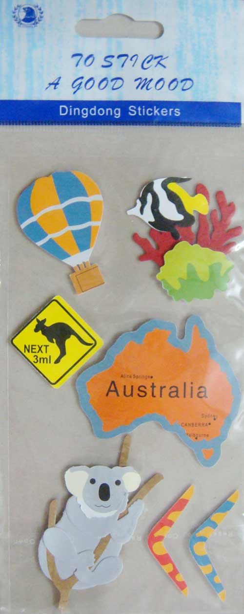 Australia Stickers CAST 68 Australia Stickers
