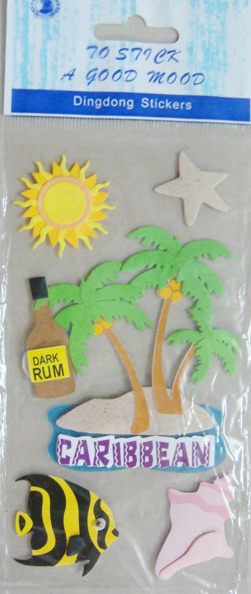 Caribbean Stickers CAST 70 Caribbean Stickers