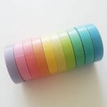 Rainbow colored - Japanese Washi/ Masking Tape