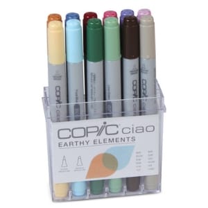 Copic Ciao 12pc Papercrafting Set Earthy