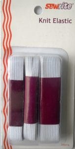 Sewrite Knit Polyester Elastic (3 Assorted Size)