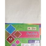 Lotus Hand Made Sheets - A4 (Off White Colour) - 12 Sheets