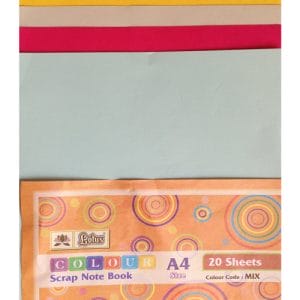 Lotus Colour Note Book - A4 (Different Colours)