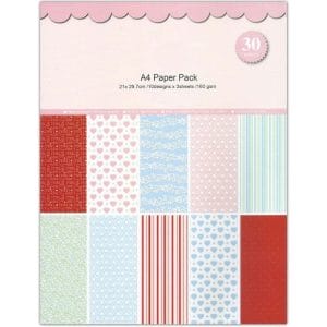 Assorted A4 Paper Pack - Love Blooms (Set of 30 sheets)