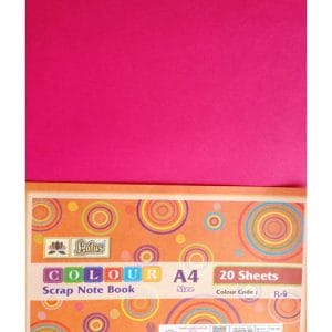 Lotus Colour Note Book - A4 (Different Colours)