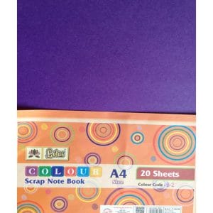 Lotus Colour Note Book - A4 (Different Colours)