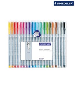 Staedtler Triplus Fineliner Pen - Set of 20 Colors