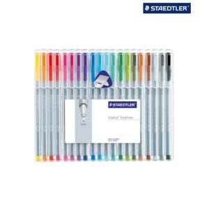 Staedtler Triplus Fineliner Pen - Set of 20 Colors