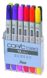 Copic Ciao 12pc Basic Set