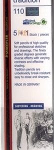 Staedtler Tradition Drawing Pencil - 6 assorted degrees
