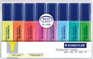 Staedtler Textsurfer Classic Highlighter Pens - Pack of 8 Colors