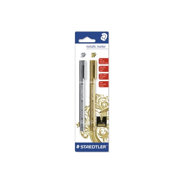 Staedtler Metallic Marker - Gold & Silver